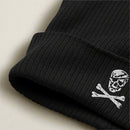 Jolly Roger skull and bones embroidered on beanie