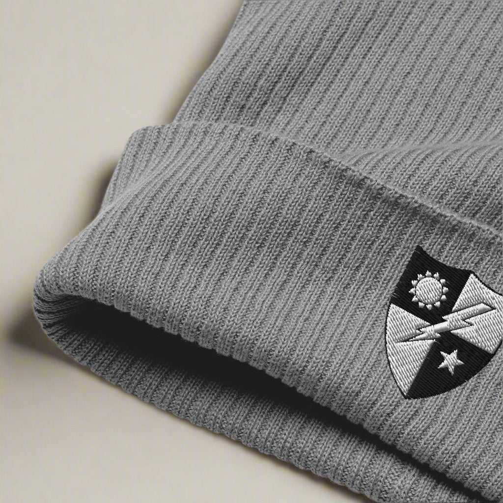 Beanie embroidered with the 75th Ranger Regiment distinguish unit insignia