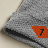 Beanie embroidered with 1st ranger battalion ranger diamond from world war 2