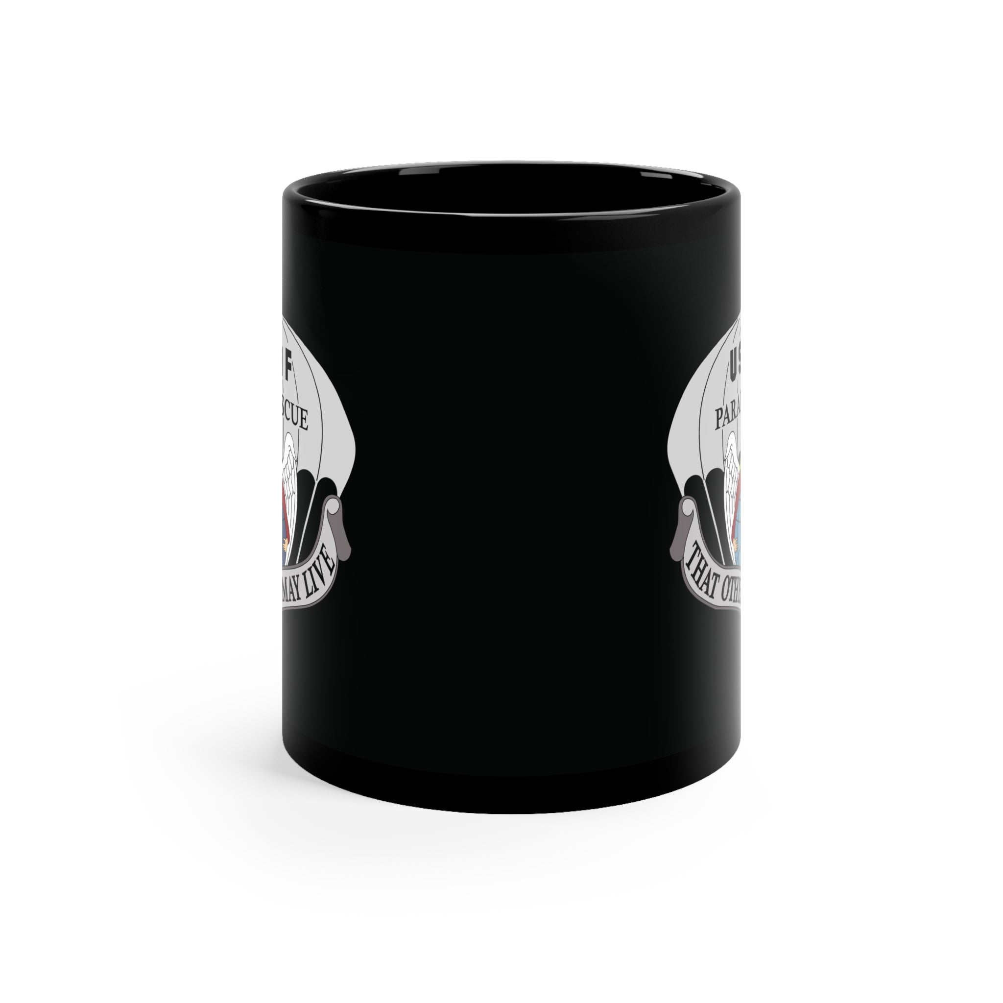 Pararescue PJ 11oz Black Coffee Mug