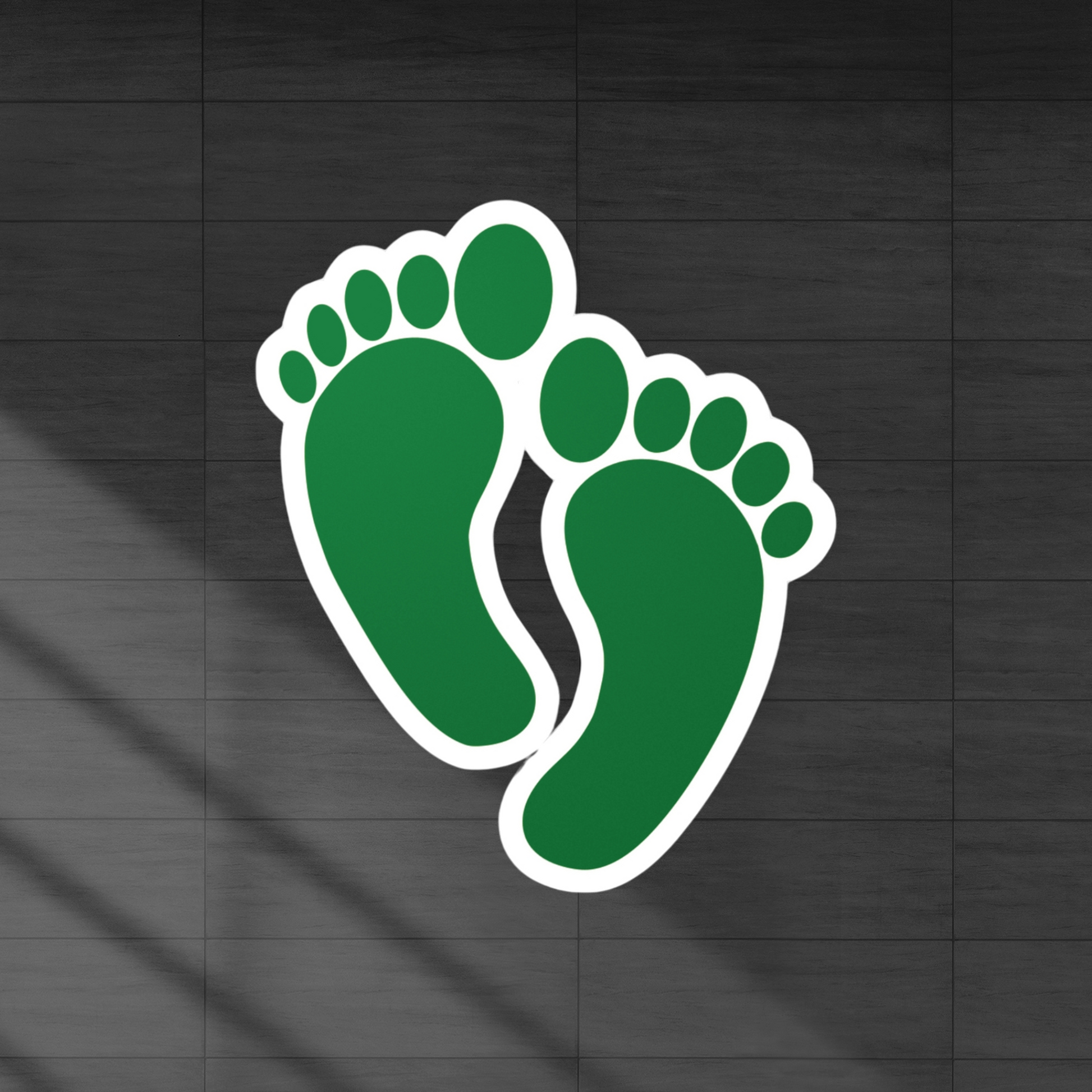 PJ green feet vinyl decal sticker