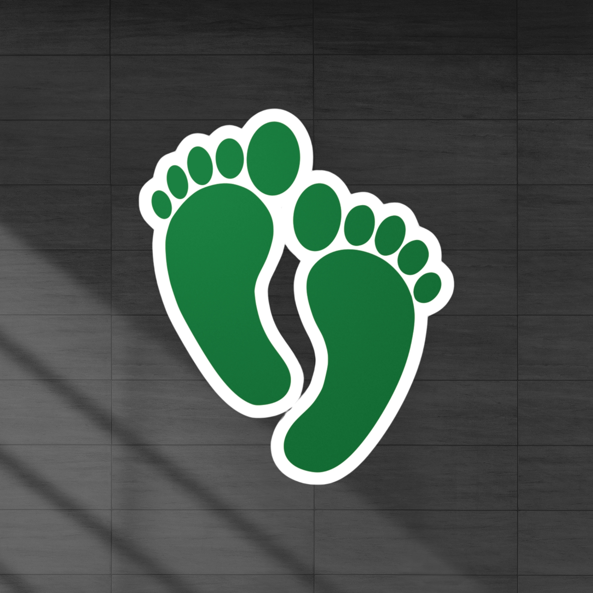 Air Force PJ Green Feet Vinyl Decal Sticker