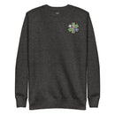 charcoal sweatshirt with ranger medic logo on the left chest