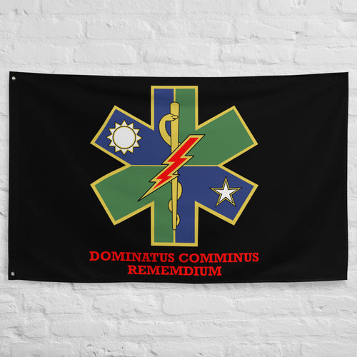 black flag with ranger medic logo