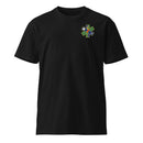black shirt with ranger medic insignia on the left chest