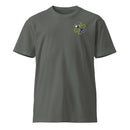 charcoal shirt with ranger medic insignia on the left chest