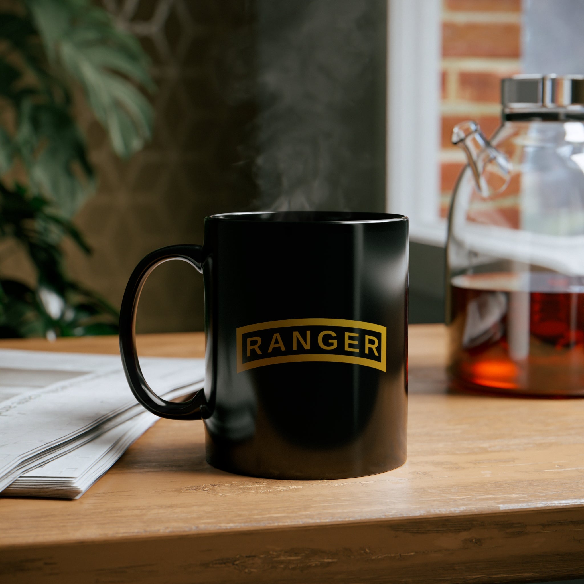 Ranger Tab 11oz Black Coffee Mug