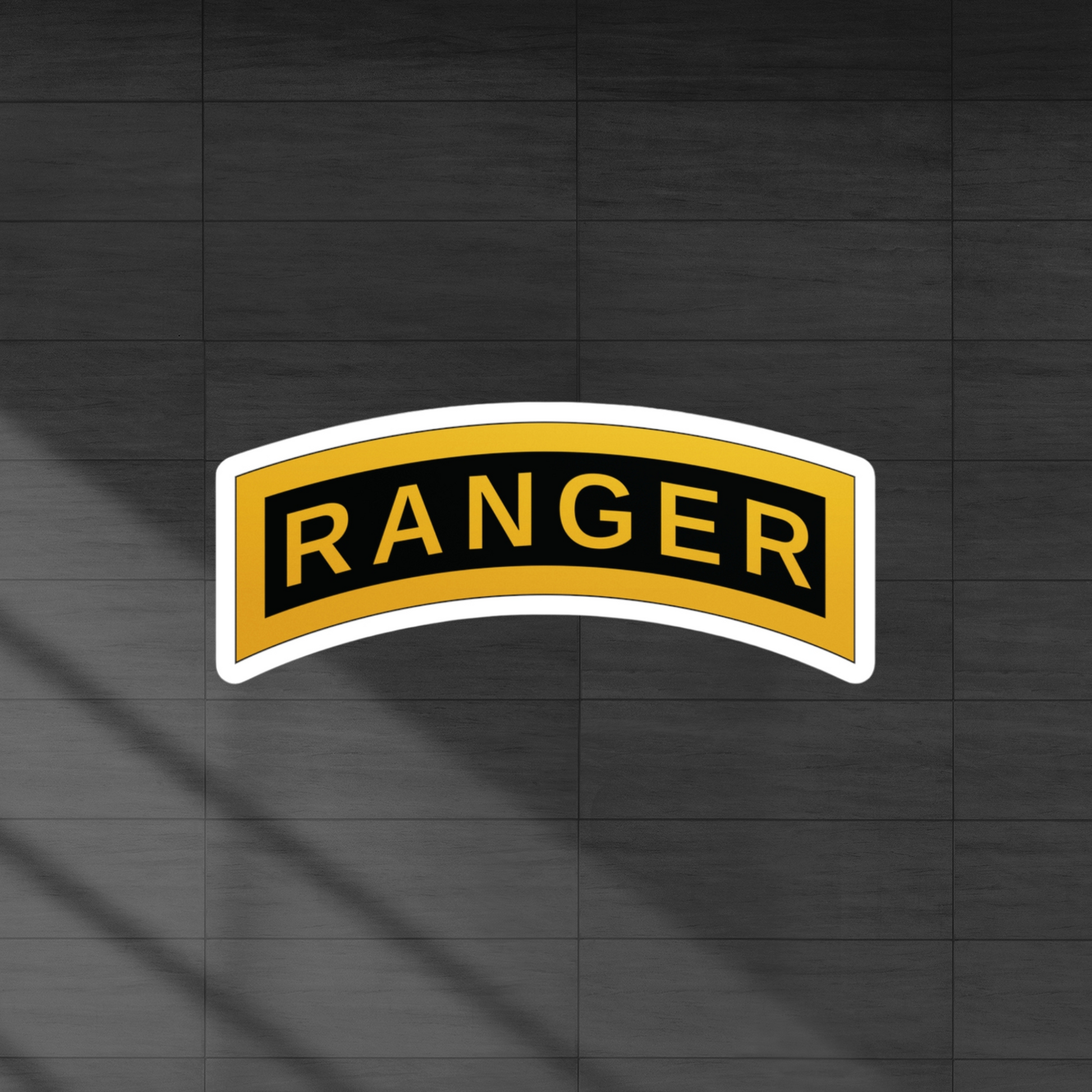 Ranger tab vinyl decal sticker