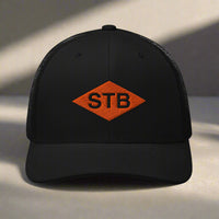 STB world war 2 ranger diamond embroidered on snapback trucker hat