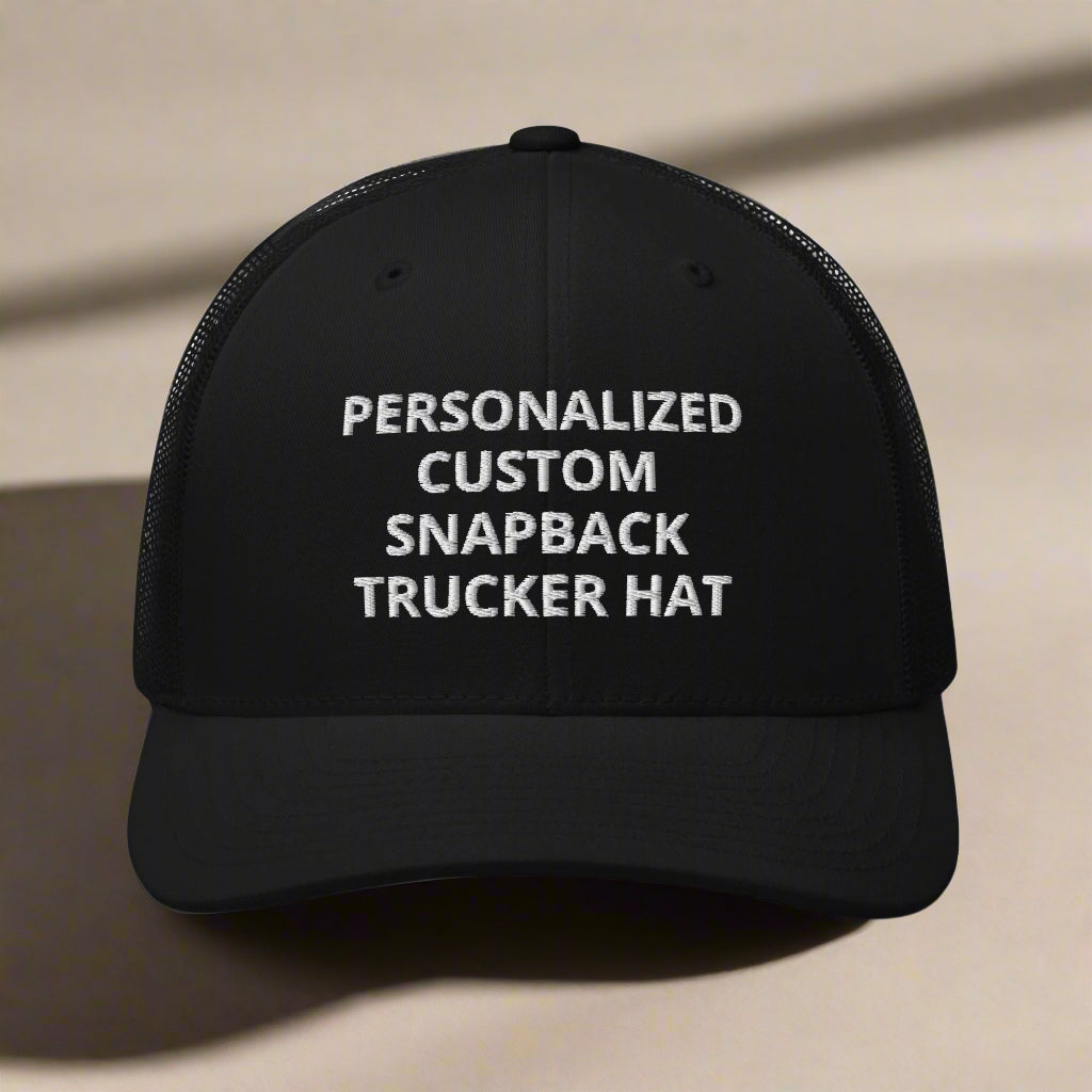 Personalized Custom Snapback Trucker Hat