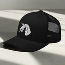 18th airborne dragon insignia on a trucker hat