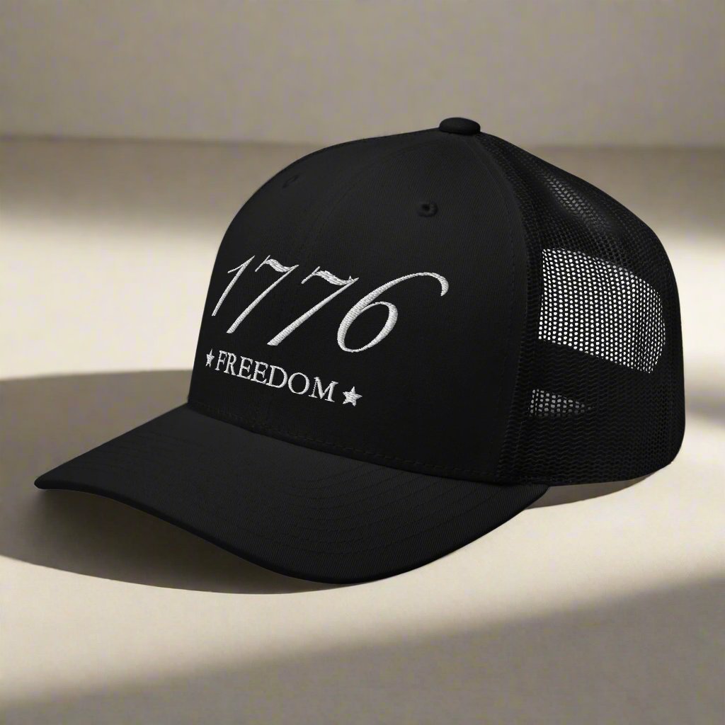 1776 4th of july snapback trucker hat