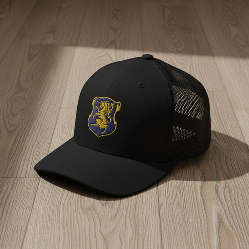 6th cavalry insignia snapback trucker hat.