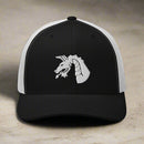 18th airborne dragon insignia on a trucker hat