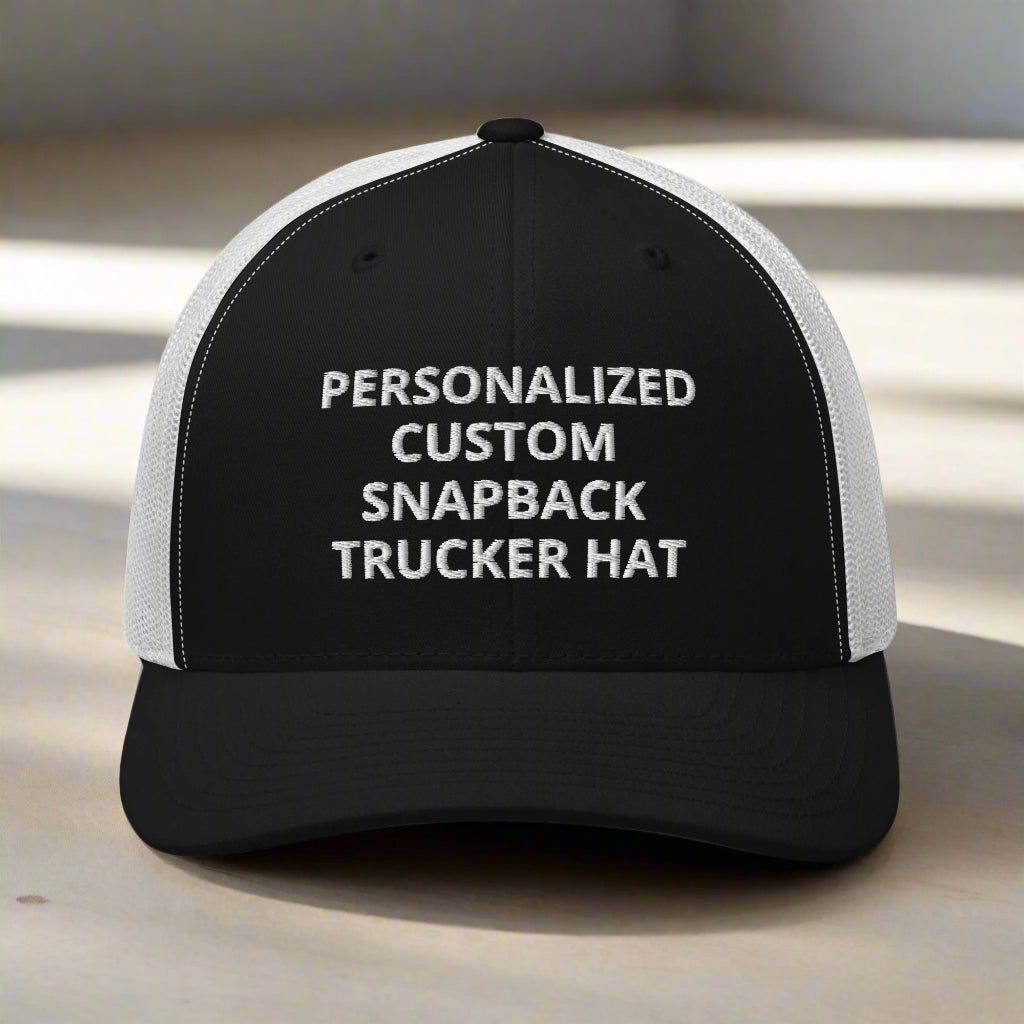 Personalized Custom Snapback Trucker Hat
