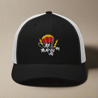 503rd 2nd battalion insignia on a snapback cap. 