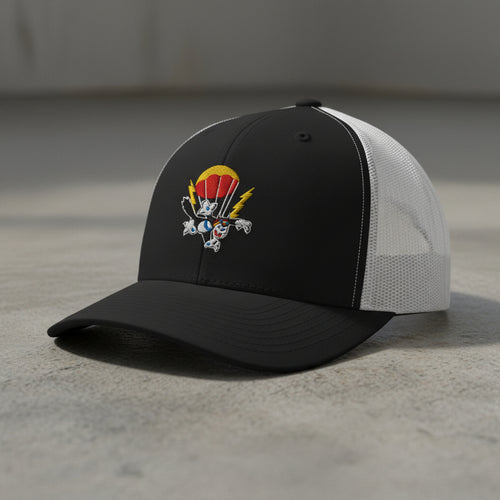 503rd 2nd battalion insignia on a snapback cap. 