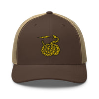 Air force 56th security police squadron insignia snapback trucker hat.