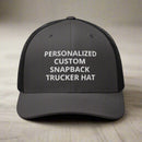 Personalized custom snapback trucker hat