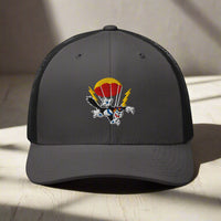 503rd 2nd battalion insignia on a snapback cap. 