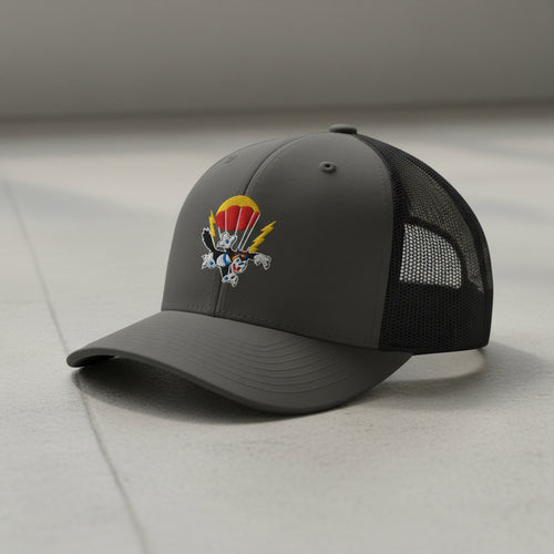 503rd 2nd battalion insignia on a snapback cap. 