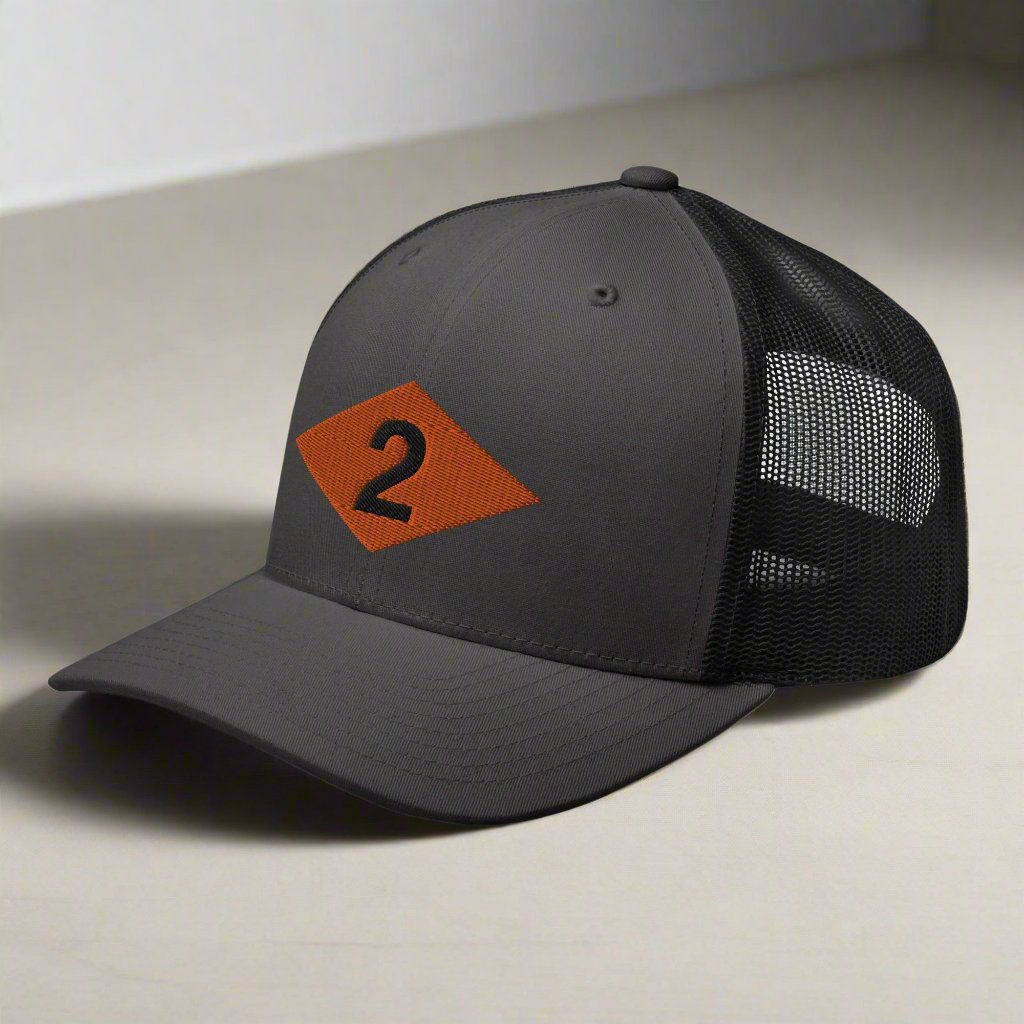 WW2 Ranger Diamond 2nd Battalion Embroidered Trucker Hat