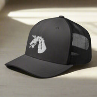 18th airborne dragon insignia on a trucker hat