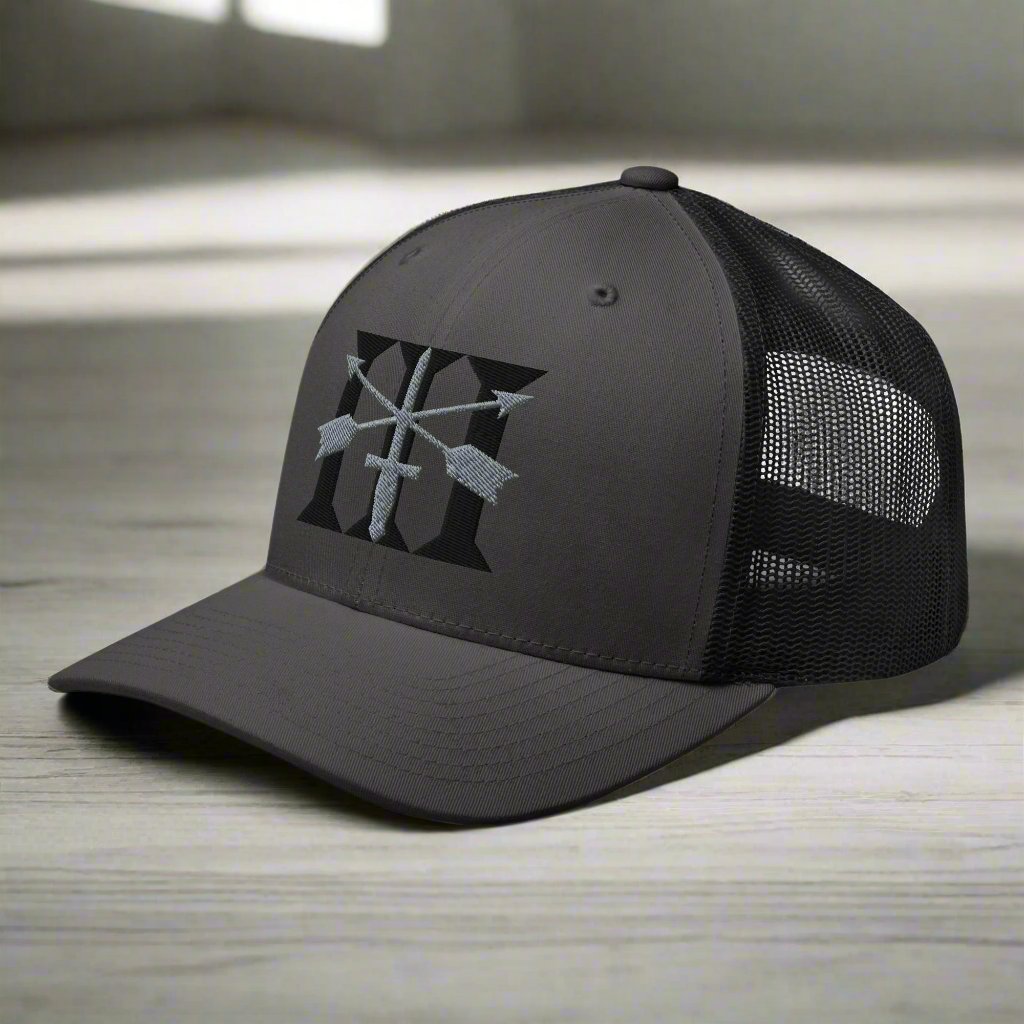 3rd special forces snapback trucker hat with roman numeral design.