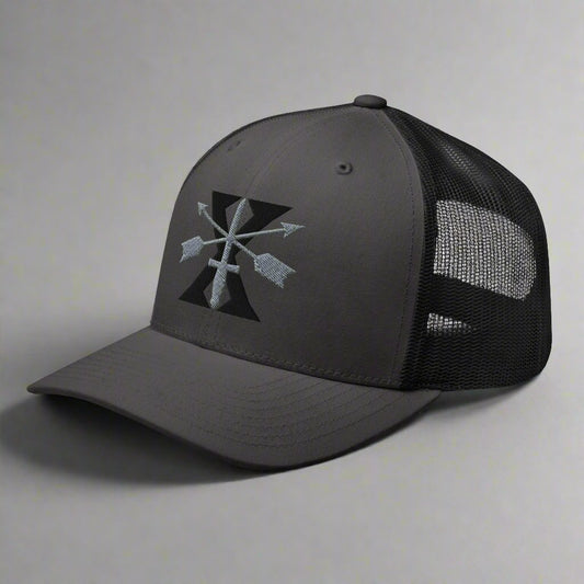 3rd special forces snapback trucker hat with roman numeral design.