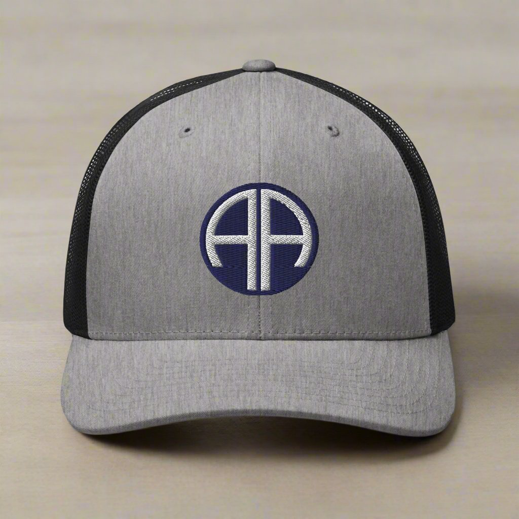 82nd Airborne Snapback Trucker Hat Embroidered