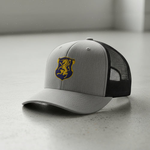 6th cavalry insignia snapback trucker hat.