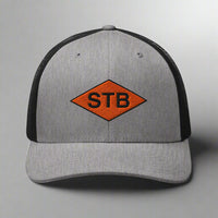 STB world war 2 ranger diamond embroidered on snapback trucker hat