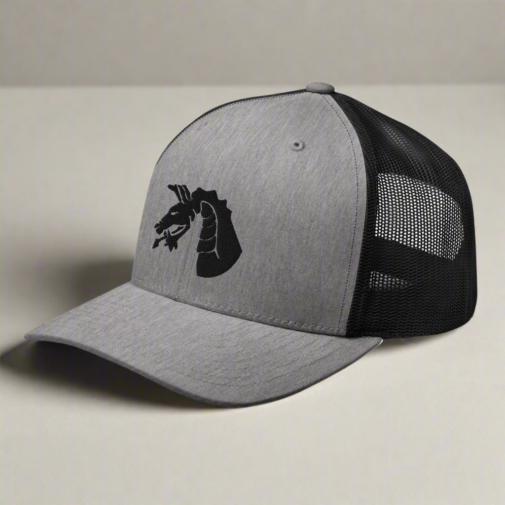 18th airborne dragon insignia on a trucker hat