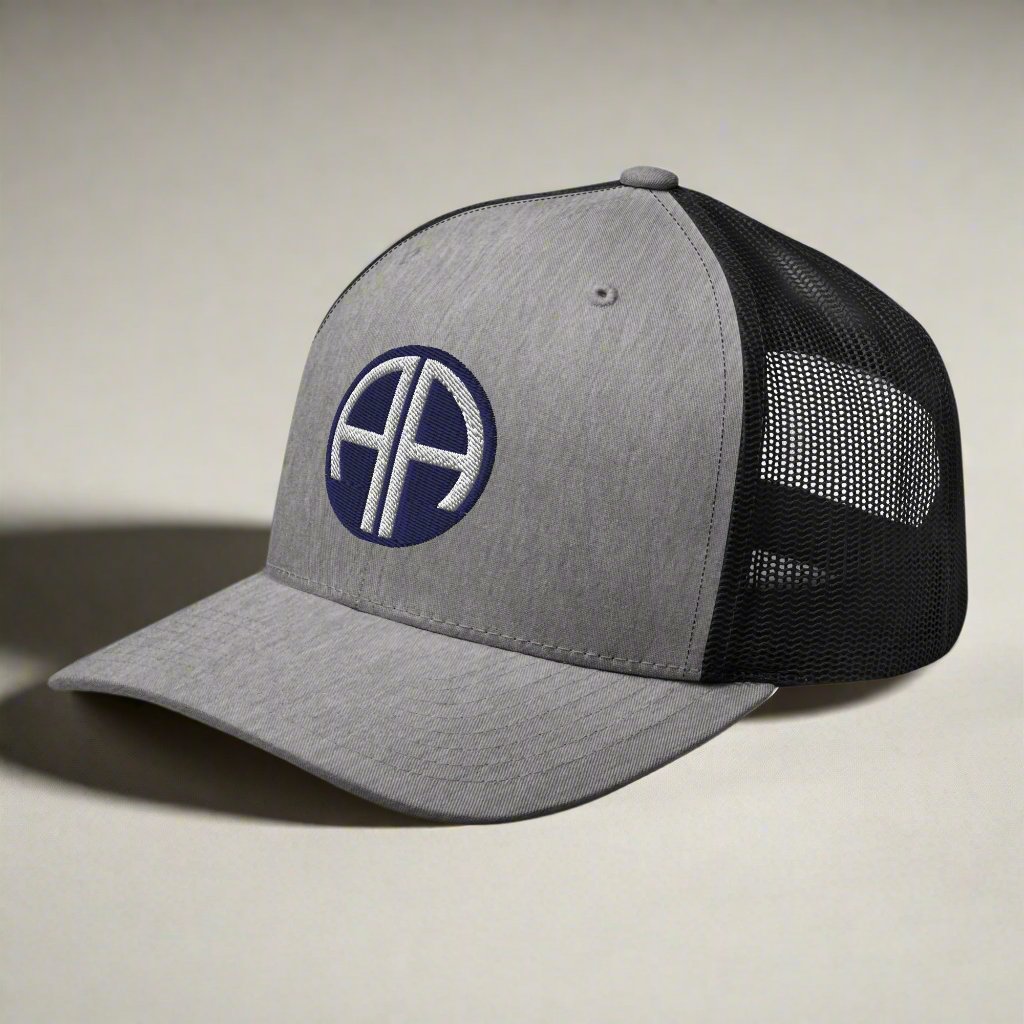 82nd Airborne Snapback Trucker Hat Embroidered