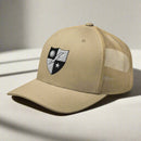 75th ranger regiment crest embroidered on a snapback trucker hat.