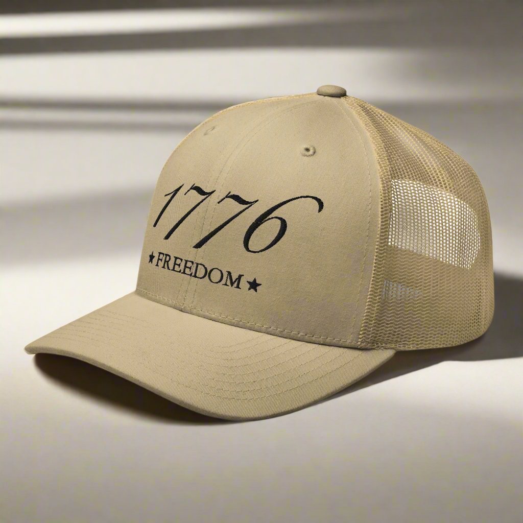 1776 4th of july snapback trucker hat