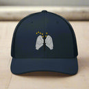 16th combat aviation brigade shoulder insignia embroidered on a snapback trucker hat.
