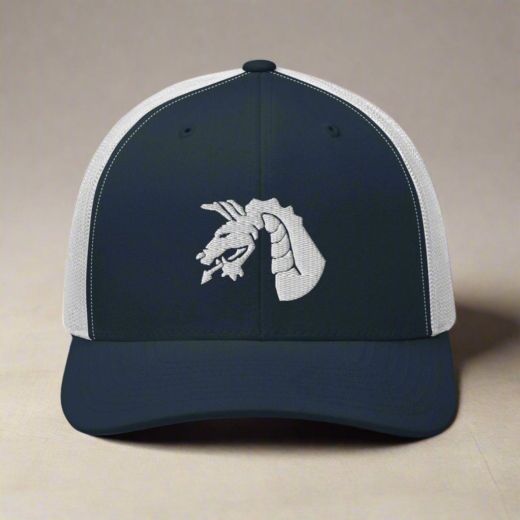 18th airborne dragon insignia on a trucker hat