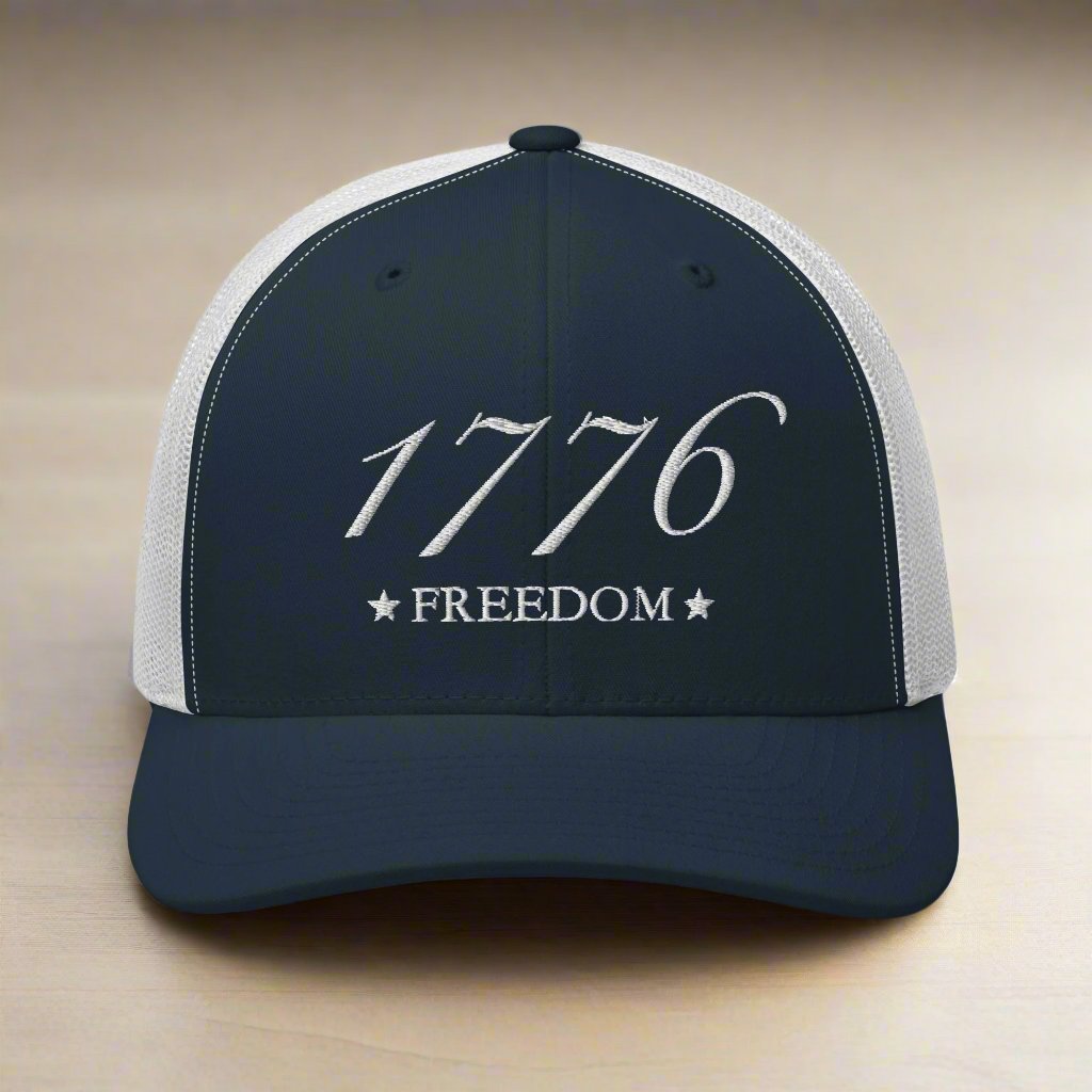 1776 4th of july snapback trucker hat