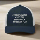 Personalized custom snapback trucker hat