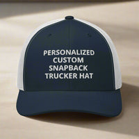 Personalized custom snapback trucker hat