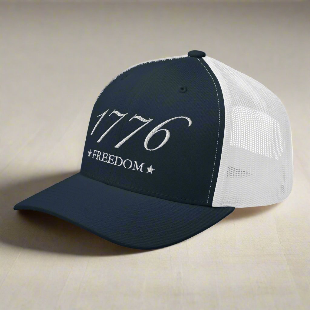 1776 4th of july snapback trucker hat