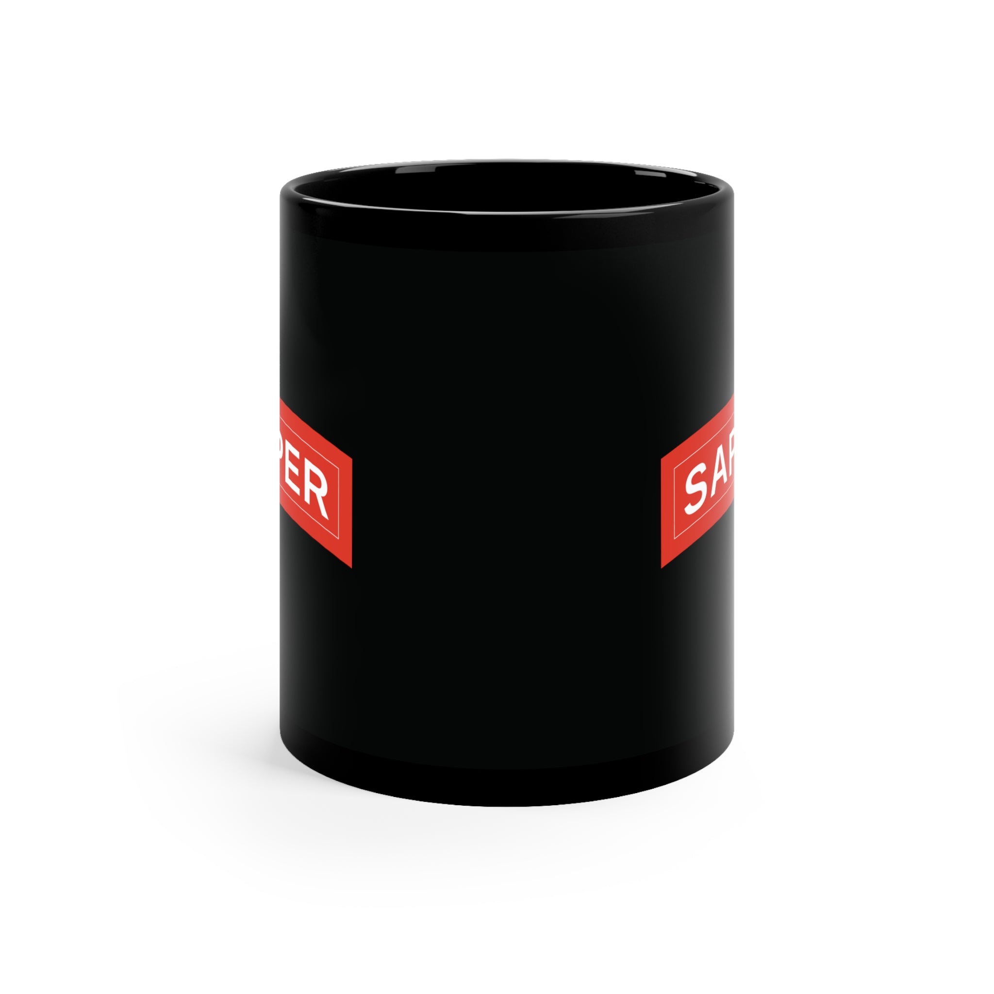 Sapper Tab 11oz Black Coffee Mug