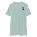 agave t-shirt with skull and crossbones design on the left chest
