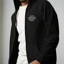 Custom personalized hoodie with embroidered left chest design