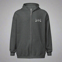 Hoodie with embroidered design of 3rd special forces group insignia. 
