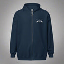 Hoodie with embroidered design of 7th special forces group insignia. 