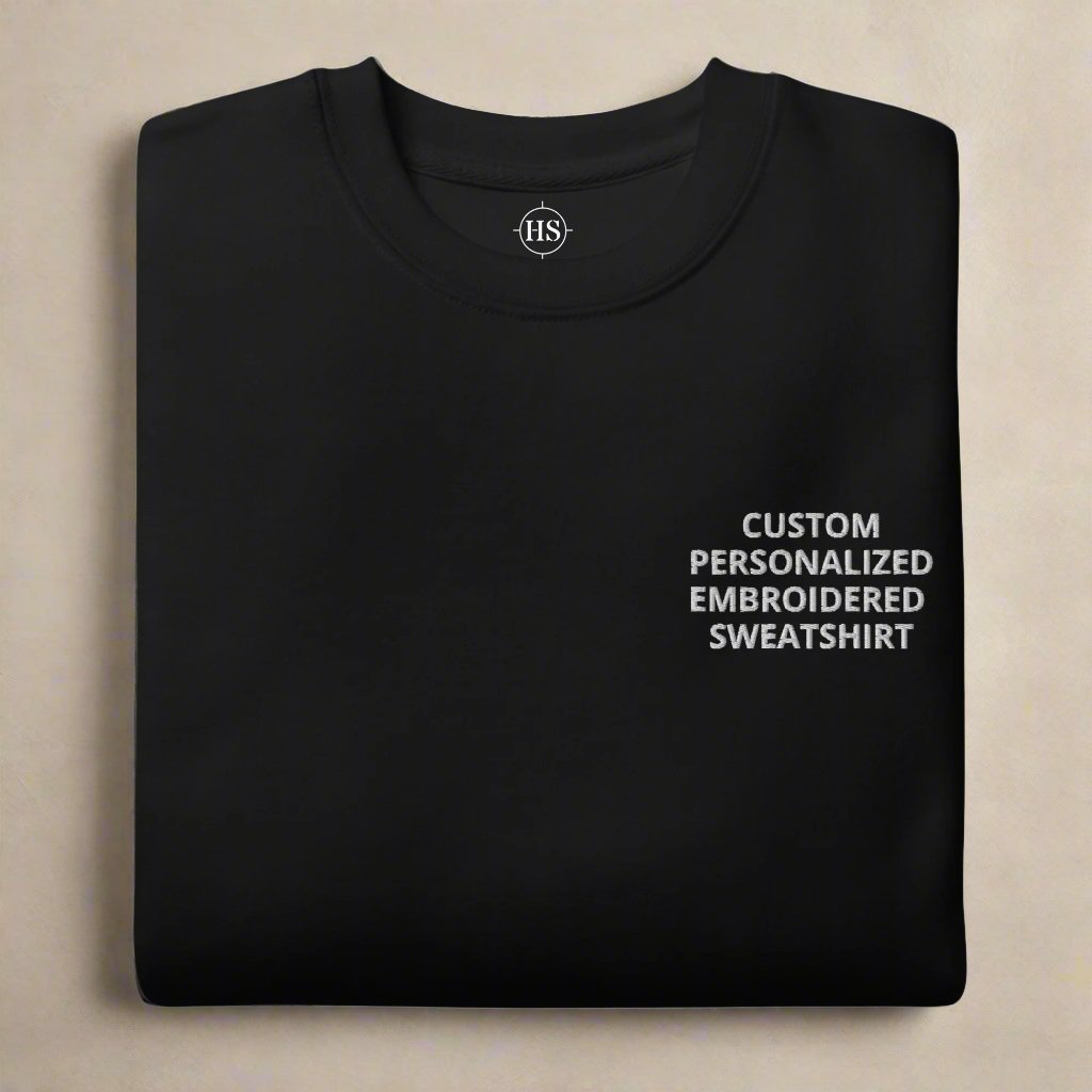 Custom Sweatshirt Embroidered