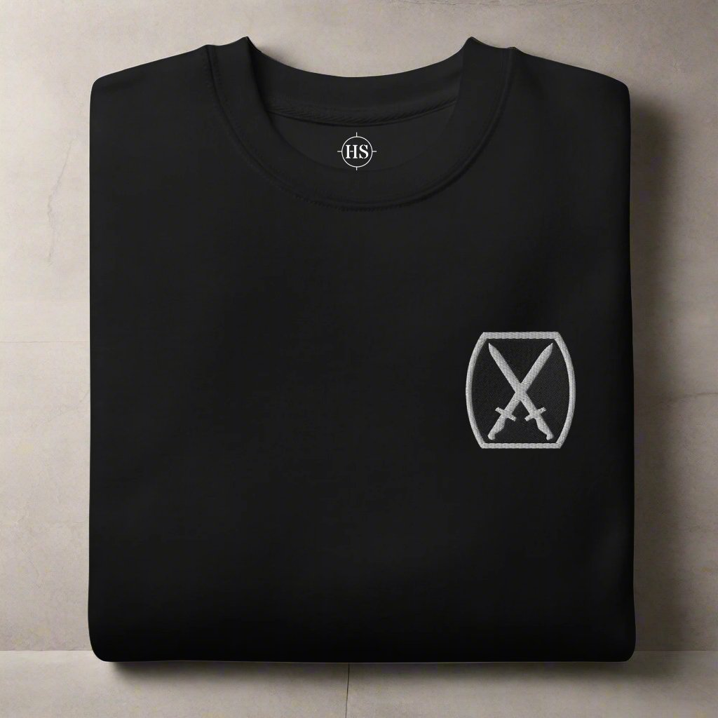 10th Mountain Sweatshirt Embroidered