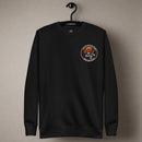 black sweatshirt embroidered with 503d infantry 2d battalion insignia.
